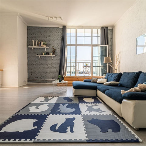 Alfombra puzle XXL Bosque 180 x 180 cm Hakuna Matte