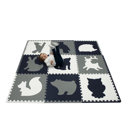 Alfombra puzle XXL Bosque 180 x 180 cm Hakuna Matte