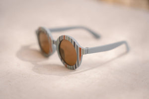 Gafas de sol redondas con rayas Little Dutch