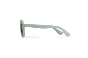 Gafas de sol redondas verde mar Little Dutch