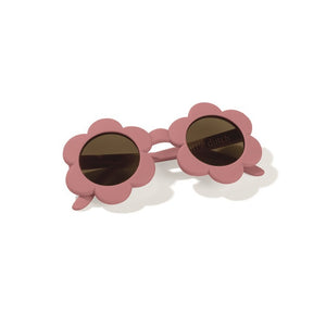 Gafas de sol redondas flor rosas Little Dutch