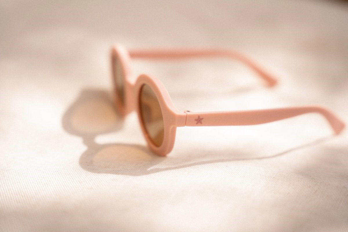 Gafas de sol redondas rosa claro Little Dutch