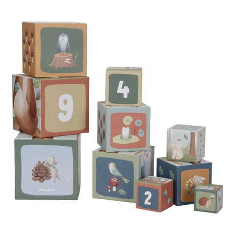 Bloques apilables Forest Friends Little Dutch