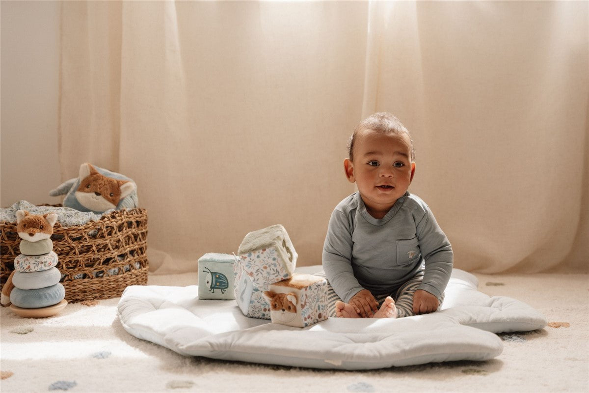 4 Cubos apilables blanditos Forest Friends Little Dutch