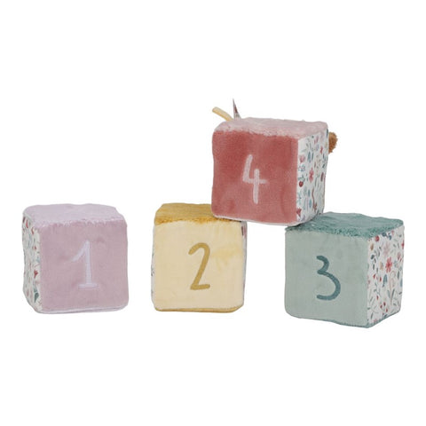4 Cubos apilables blanditos Fairy Garden Little Dutch