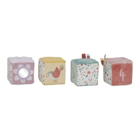 4 Cubos apilables blanditos Fairy Garden Little Dutch