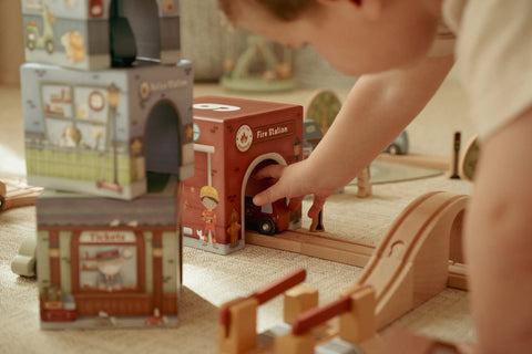 Torre encajable ciudad con coches Little Dutch