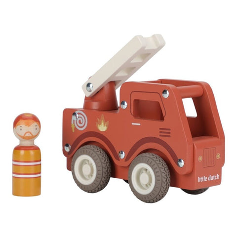 Camión de bomberos de madera FSC Little Dutch