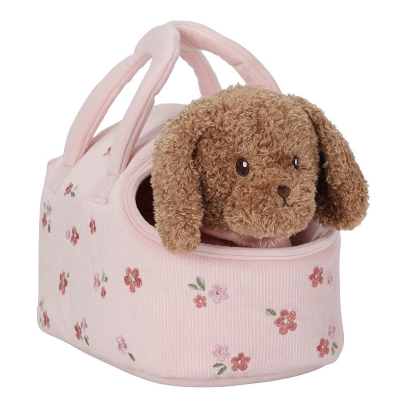 Perrito Peluche Jackie con Bolsa Little Dutch