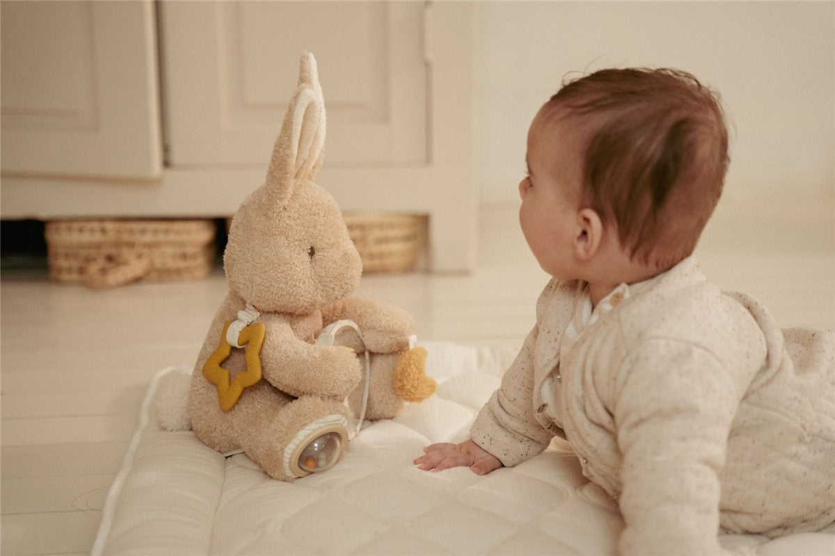 Conejo de actividades newborn baby bunny Little Dutch