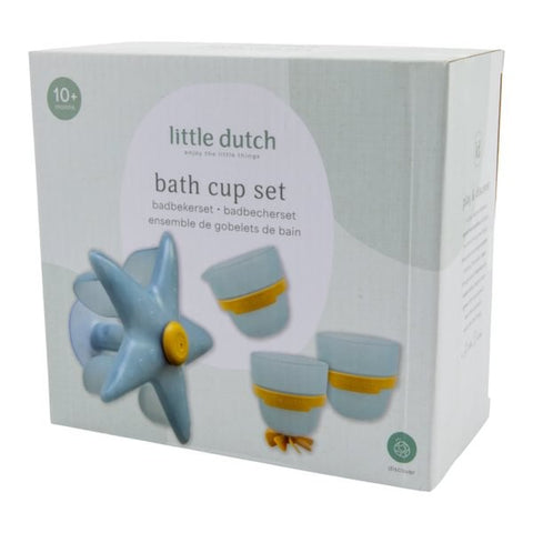 Juego de baño tazas y estrella Little Dutch