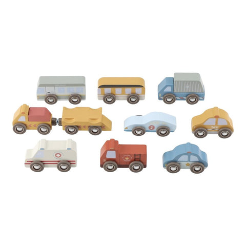 Set de vehículos de madera FSC Little Dutch