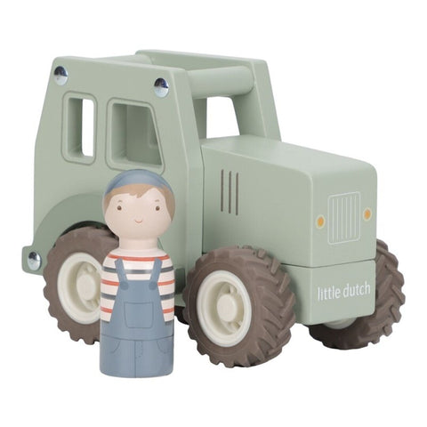 Tractor de madera FSC Little Dutch