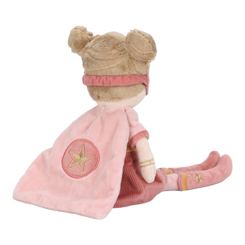 Muñeca Blandita Superheroína Rosa 35 cm Little Dutch