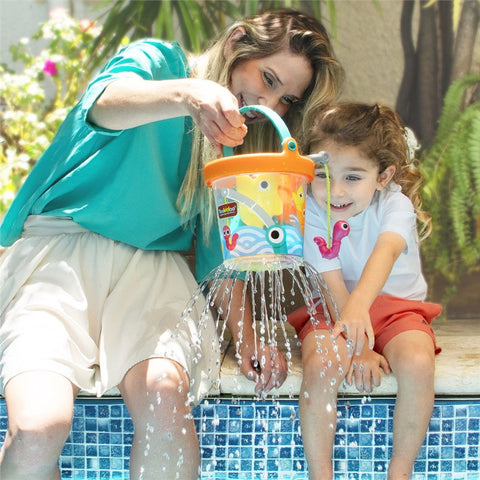 Cubo con juego de pesca Yookidoo