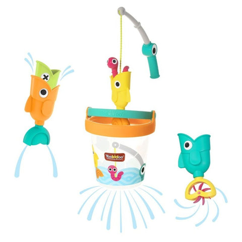 Cubo con juego de pesca Yookidoo