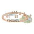 Sistema de tren de madera Safari Friends Little Dutch