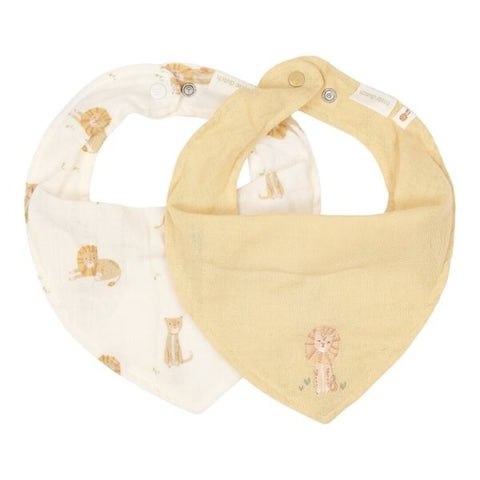 Pack bandanas Safari Leo amarillo Little Dutch