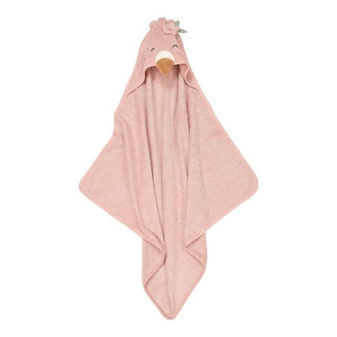 Toalla capucha Flamenco 75 cm Little Dutch — imagen 2