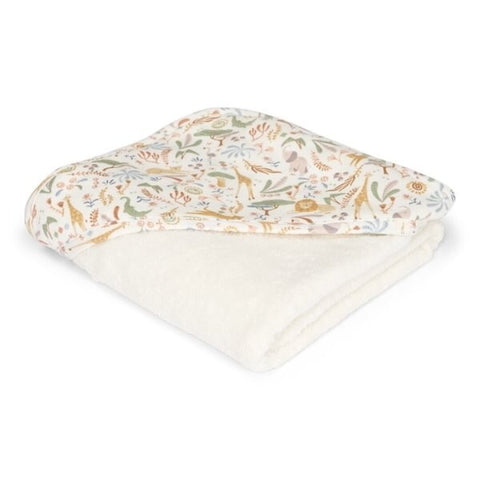Toalla con capucha Safari Wonders 100 cm Little Dutch