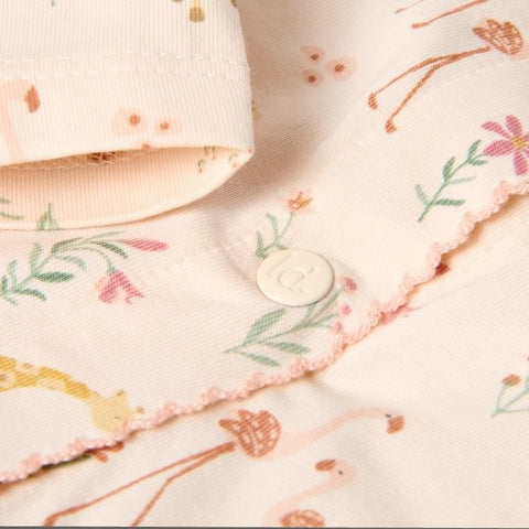 Pijama una pieza Flamingo Rosado Little Dutch — imagen 4