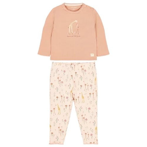 Pijama dos piezas Flamingo Rosa Little Dutch — imagen 2