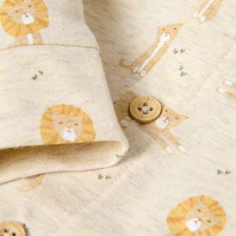 Pijama una pieza Lion Vainilla Little Dutch — imagen 3