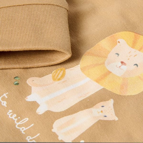 Pijama dos piezas Lion Tostado Little Dutch — imagen 6