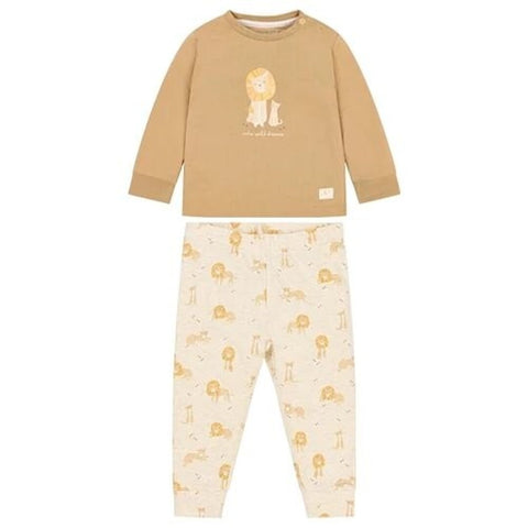 Pijama dos piezas Lion Tostado Little Dutch — imagen 1