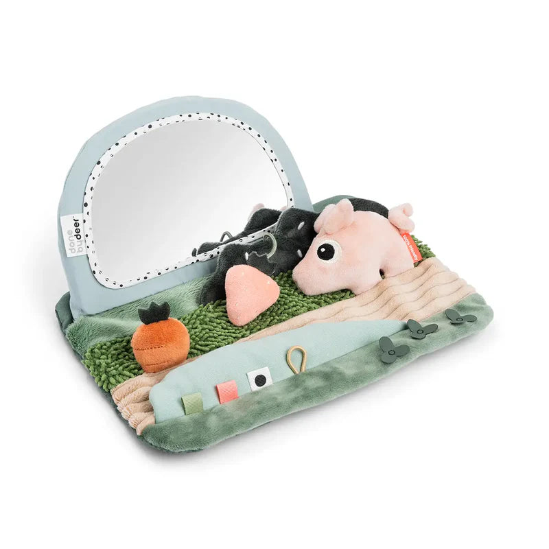 Espejo Sensorial Tummy Time Tiny farm Done by deer