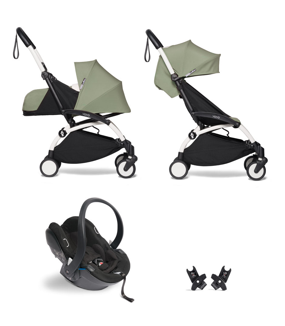 Pack Carrito Stokke YOYO3 Duo + Cybex Cloud T I-Size (Comfort) + Adaptadores Stokke YOYO