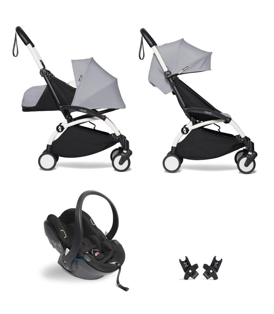 Pack Carrito Stokke YOYO3 Duo + Cybex Cloud T I-Size (Comfort) + Adaptadores Stokke YOYO