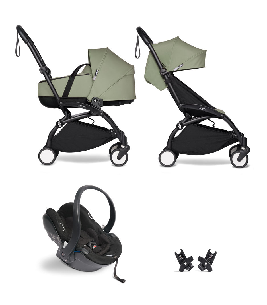 Pack Carrito Stokke YOYO3 Bassinet Duo +  Cybex Cloud T I-Size (Comfort) + Adaptadores Stokke YOYO