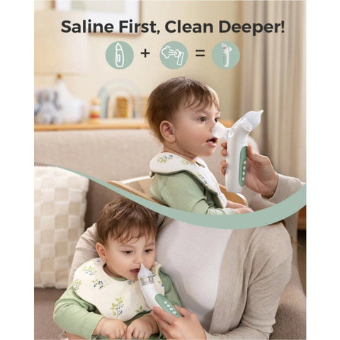 Aspirador Nasal Eléctrico 2 en 1 Momcozy