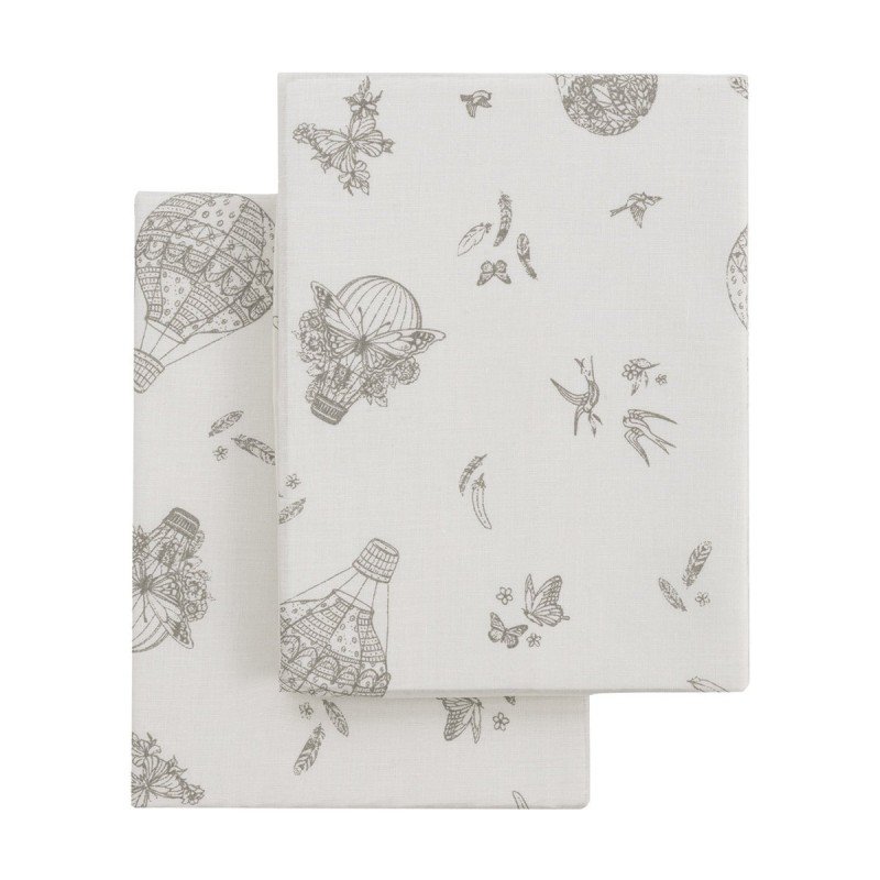 Sábana Bajera Moisés/Capazo Pack 2 Unidades 35x80x7 cm