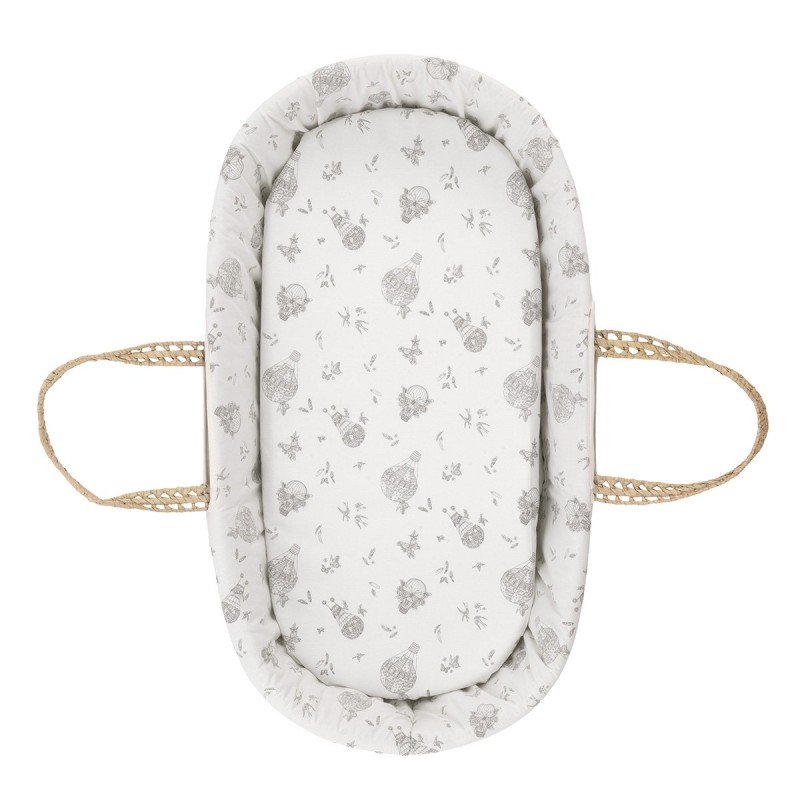 Sábana Bajera Moisés/Capazo Pack 2 Unidades 35x80x7 cm