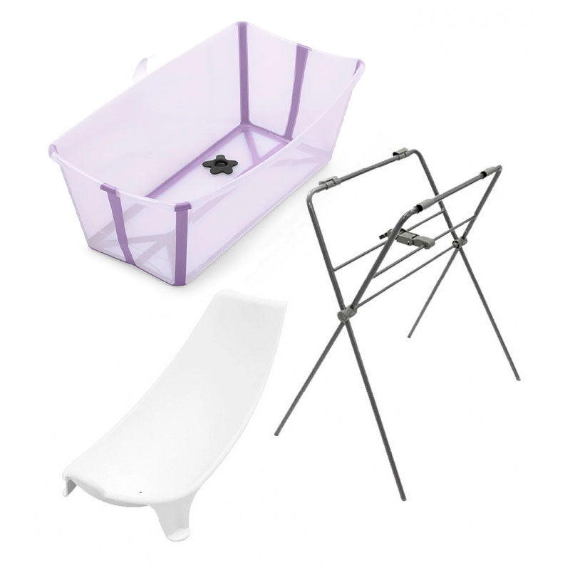 Pack bañera plegable flexi bath Stokke + soporte + asiento