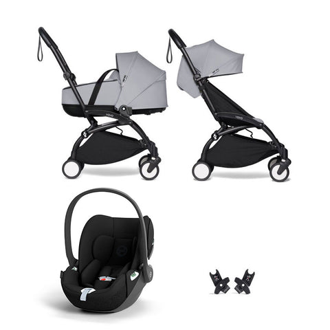 Pack Carrito Stokke YOYO3 Bassinet Duo +  Cybex Cloud T I-Size (Comfort) + Adaptadores Stokke YOYO