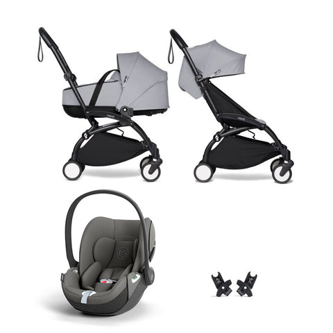 Pack Carrito Stokke YOYO3 Bassinet Duo +  Cybex Cloud T I-Size (Comfort) + Adaptadores Stokke YOYO