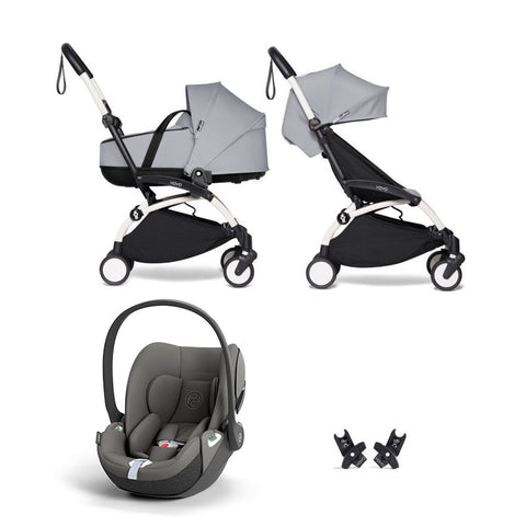 Pack Carrito Stokke YOYO3 Bassinet Duo +  Cybex Cloud T I-Size (Comfort) + Adaptadores Stokke YOYO