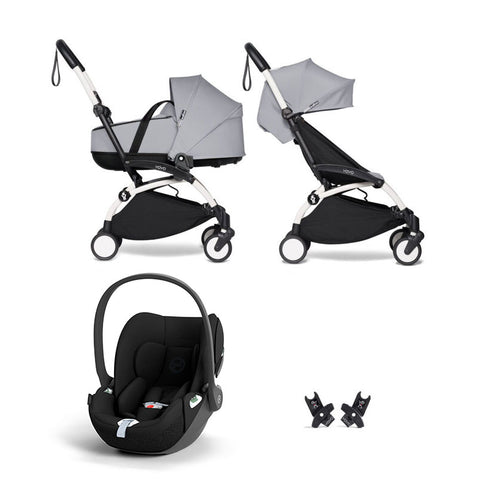Pack Carrito Stokke YOYO3 Bassinet Duo +  Cybex Cloud T I-Size (Comfort) + Adaptadores Stokke YOYO