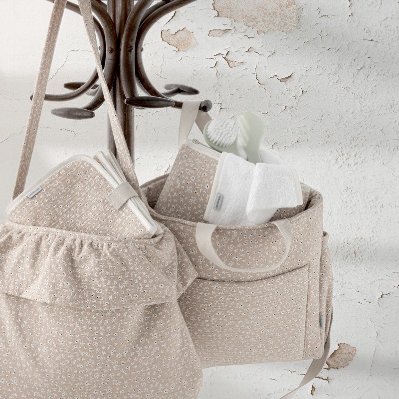 Bolso Maternal Boho Rustic Rosa Cambrass