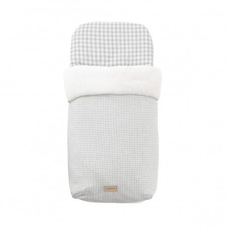 SACO CAPAZO+COLCHONETA INVIERN POLO GREY 35x80x6 CM