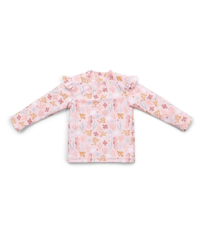 Camiseta Baño manga larga Ocean Dreams Rosa Little Dutch