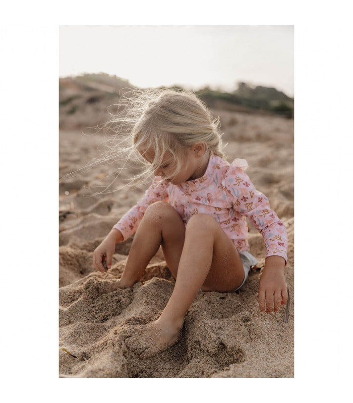 Camiseta Baño manga larga Ocean Dreams Rosa Little Dutch