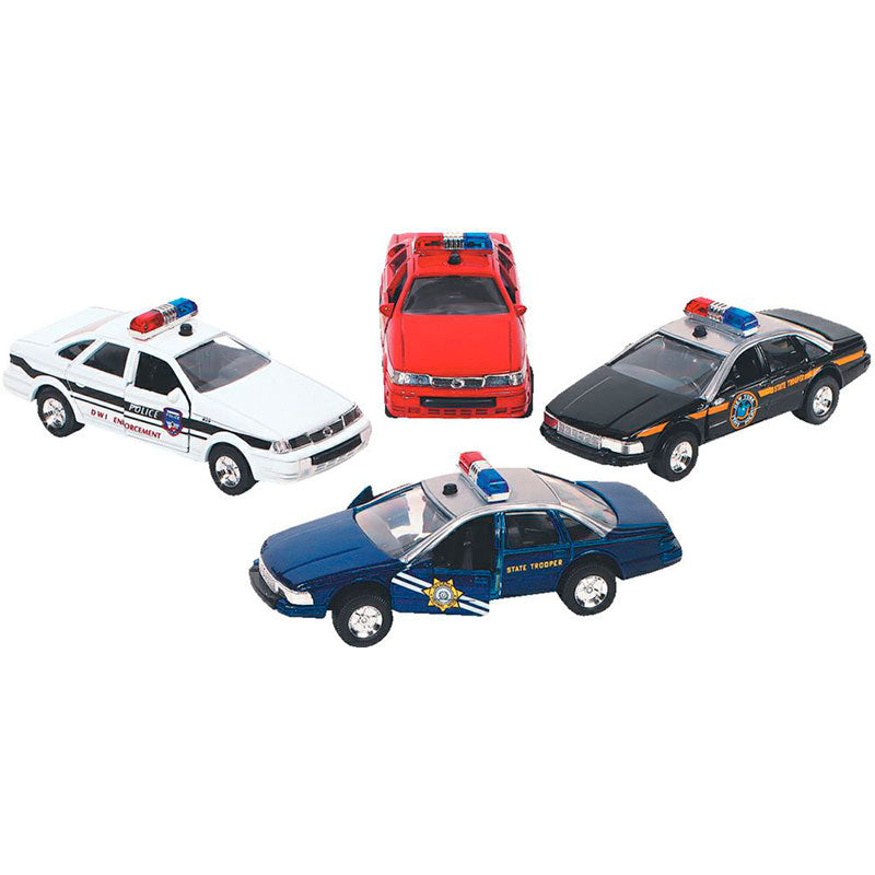 Coche de Policía con luz y sonido Goki