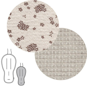 Colchoneta Silla Universal Reversible Oval Naturale Cambrass