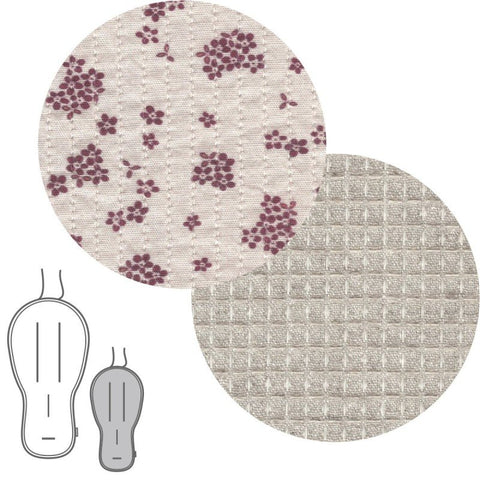Colchoneta Silla Universal Reversible Oval Naturale Cambrass