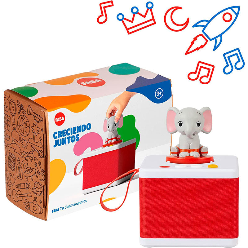 Altavoz cuentacuentos blanco Faba