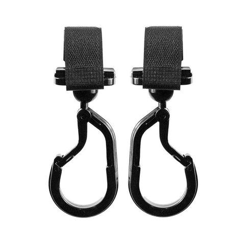GANCHO CARRO CARABINERO SOLID NEGRO 13X6X3 CM